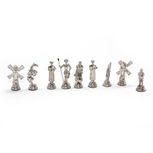 Шахматы миниатюрный 'Дон Кихот' с золочением и серебрением Увеличить...
